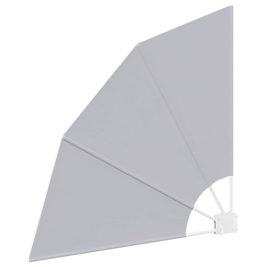 Balkon Privacy Scherm Grijs 115 x 115 cm Polyester is nu te koop bij PeponiXL, paradijselijk wonen!