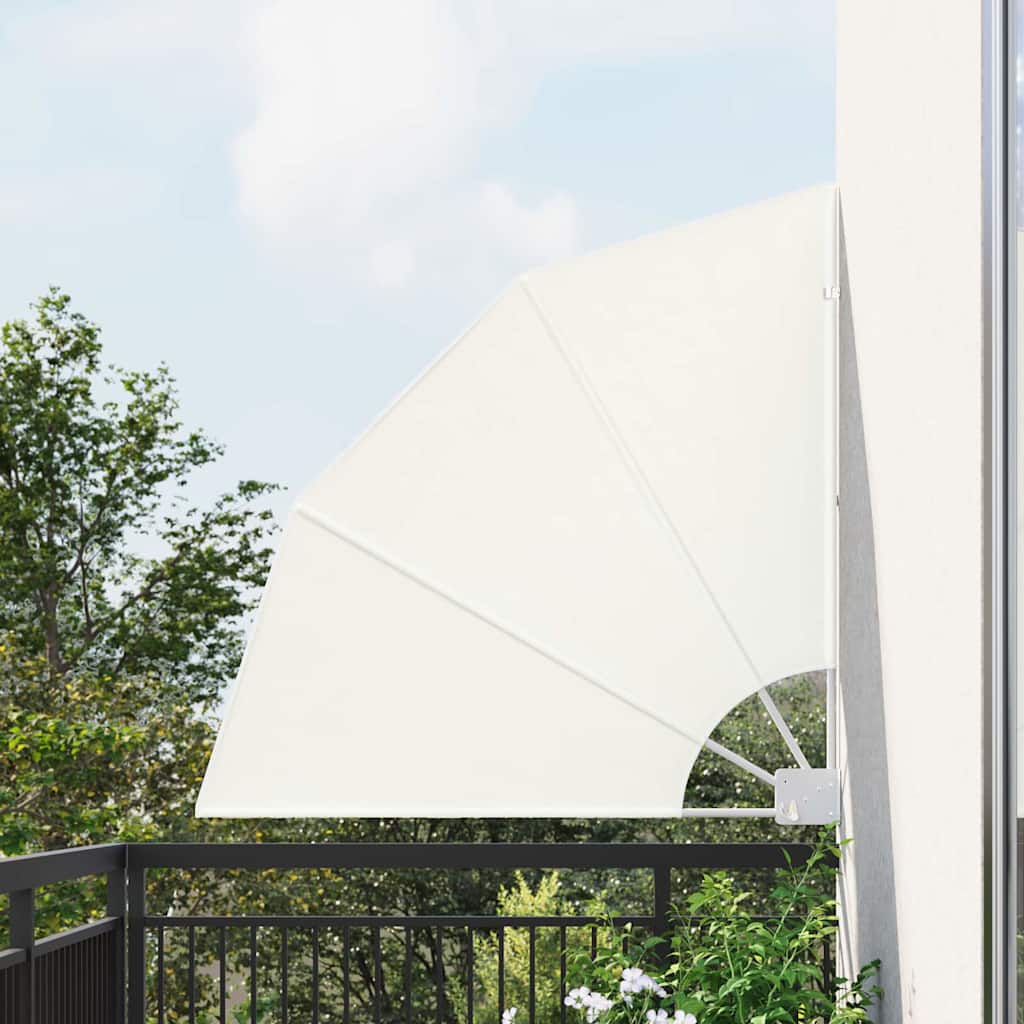 Balkon Privacy Scherm Crème 115 x 115 cm Polyester is nu te koop bij PeponiXL, paradijselijk wonen!