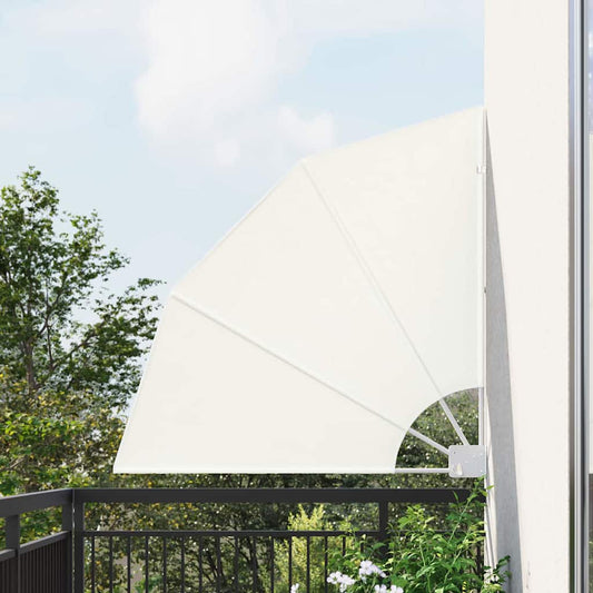 Balkon Privacy Scherm Crème 115 x 115 cm Polyester is nu te koop bij PeponiXL, paradijselijk wonen!