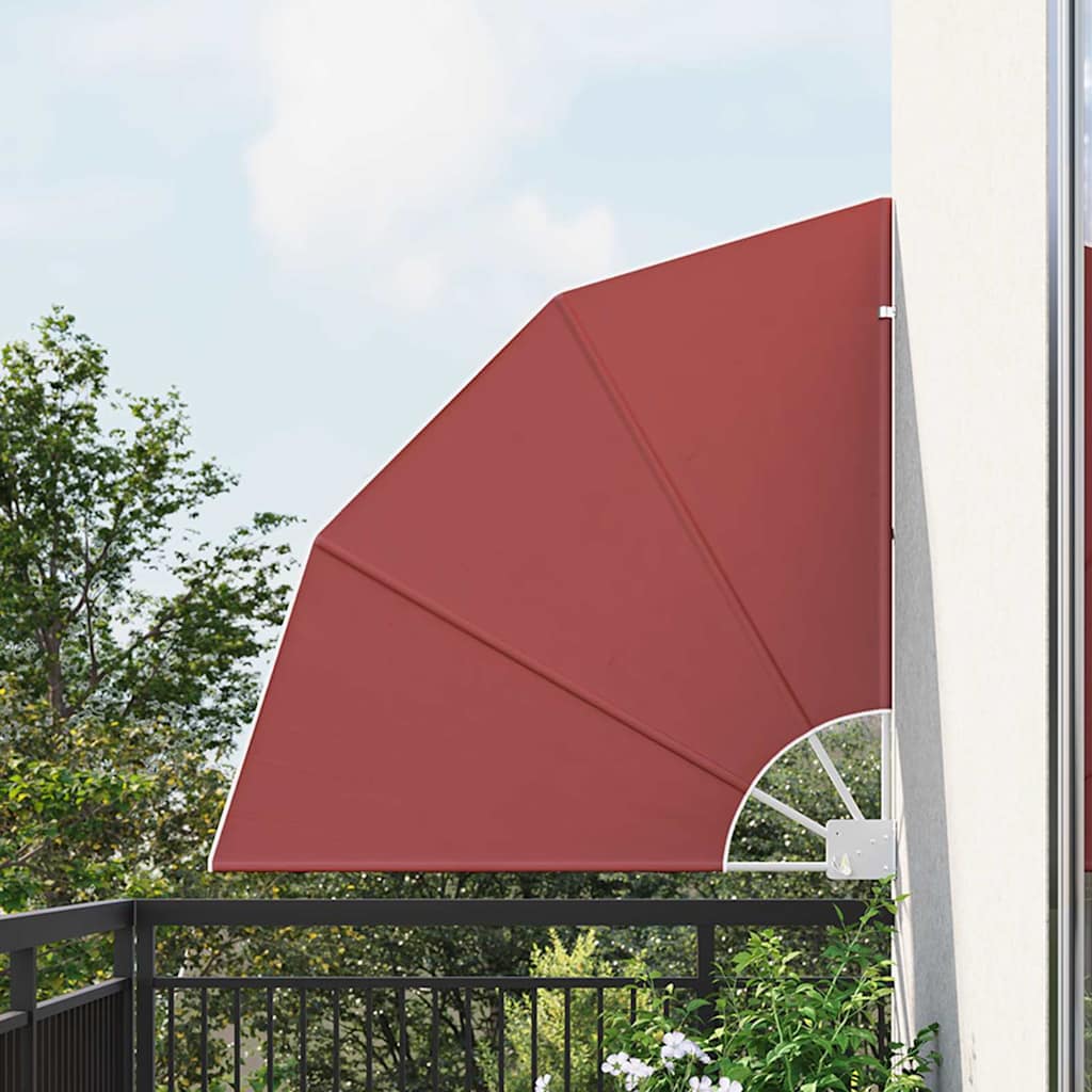 Balkon Privacy Scherm 115 x 115 cm Polyester Terracotta is nu te koop bij PeponiXL, paradijselijk wonen!