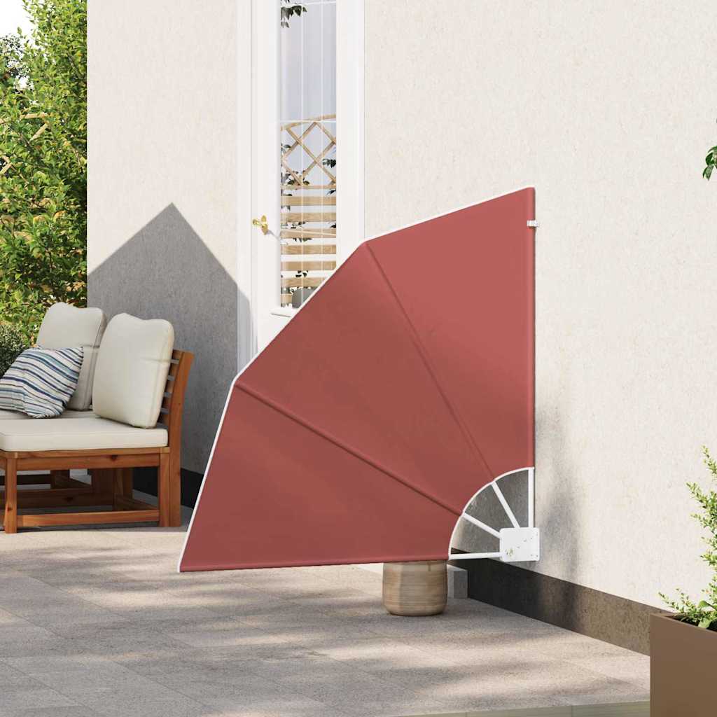 Balkon Privacy Scherm 115 x 115 cm Polyester Terracotta is nu te koop bij PeponiXL, paradijselijk wonen!