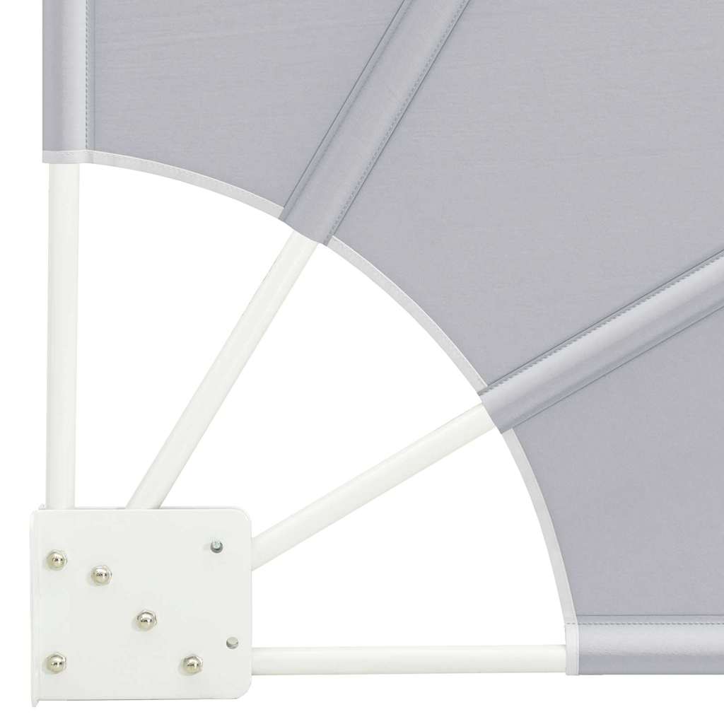 Balkon Privacy Scherm Grijs 160 x 160 cm Polyester is nu te koop bij PeponiXL, paradijselijk wonen!