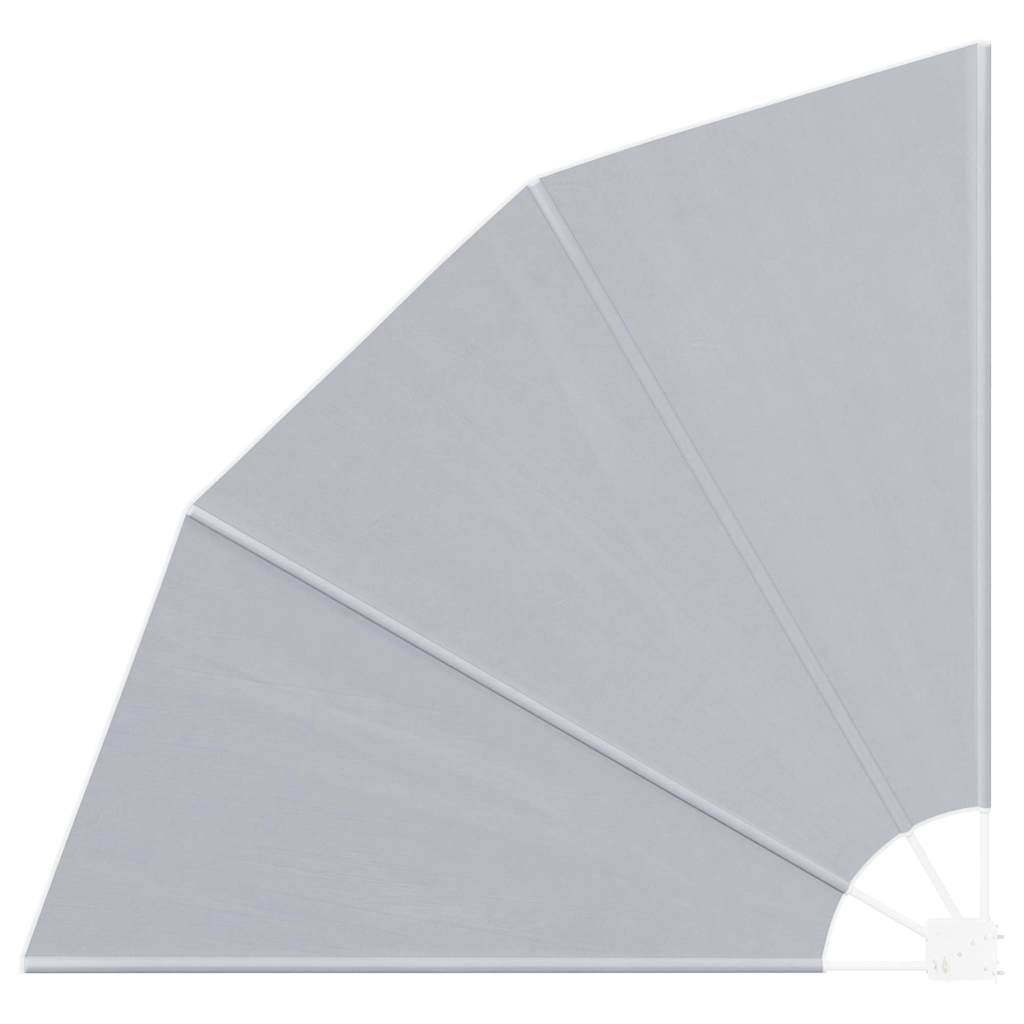 Balkon Privacy Scherm Grijs 160 x 160 cm Polyester is nu te koop bij PeponiXL, paradijselijk wonen!