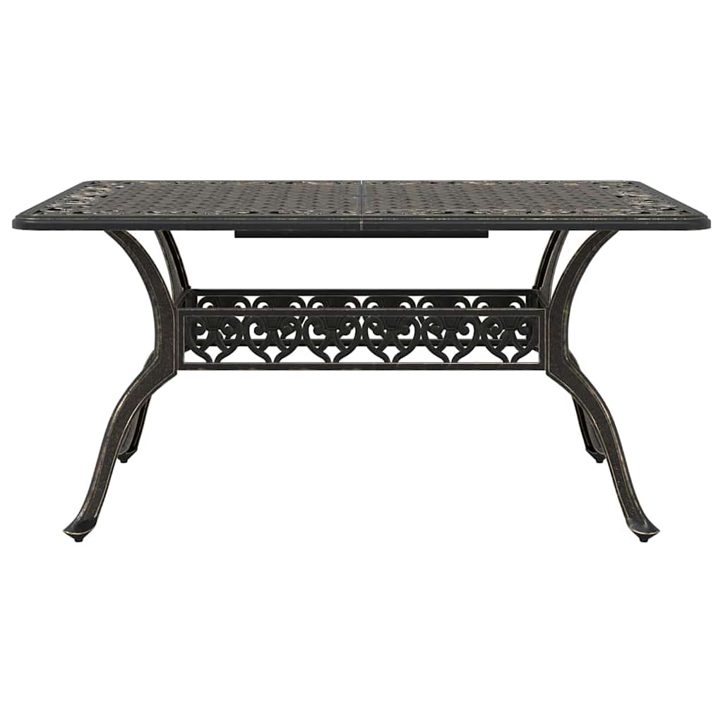 Tuin eettafelset 7 pcs Brons Aluminium is nu te koop bij PeponiXL, paradijselijk wonen!