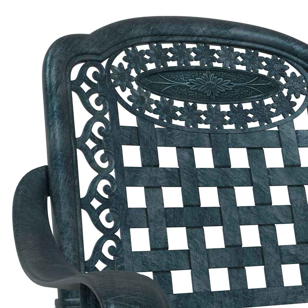 Tuinset 3 pcs Groen Gegoten aluminium is nu te koop bij PeponiXL, paradijselijk wonen!