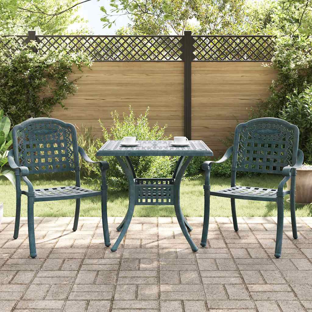 Tuinset 3 pcs Groen Gegoten aluminium is nu te koop bij PeponiXL, paradijselijk wonen!