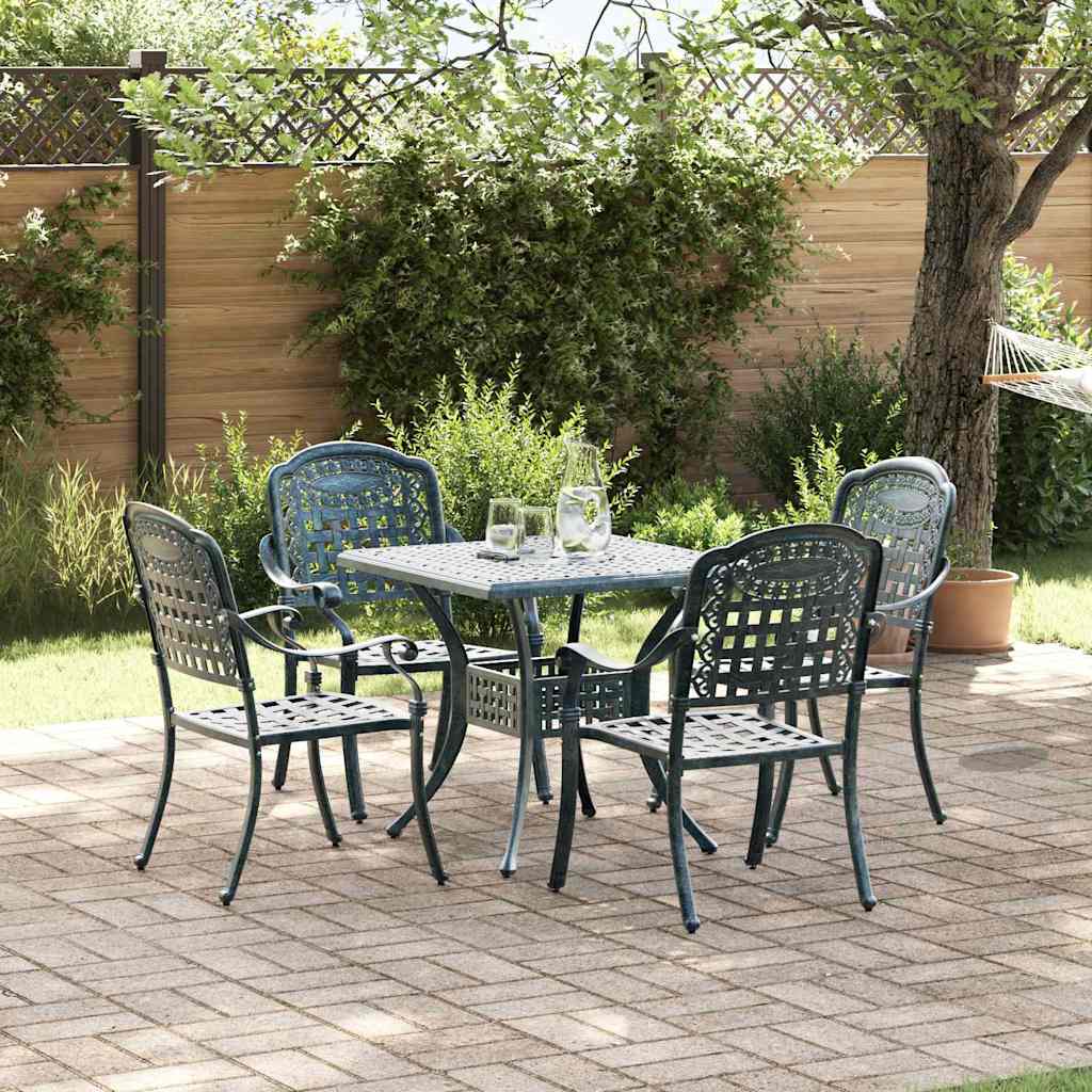 Tuinset 5 pcs Groen Gegoten aluminium is nu te koop bij PeponiXL, paradijselijk wonen!