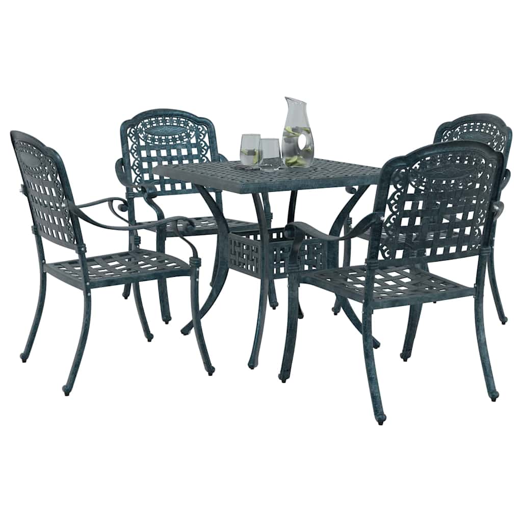 Tuinset 5 pcs Groen Gegoten aluminium is nu te koop bij PeponiXL, paradijselijk wonen!