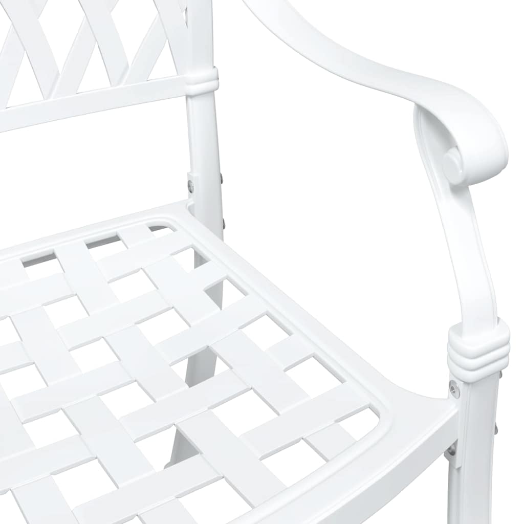 Tuinset 3 pcs Wit Gegoten aluminium is nu te koop bij PeponiXL, paradijselijk wonen!