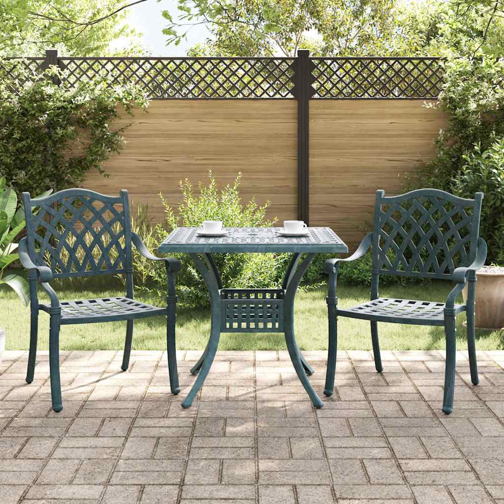 Tuinset 3 pcs Groen Gegoten aluminium is nu te koop bij PeponiXL, paradijselijk wonen!