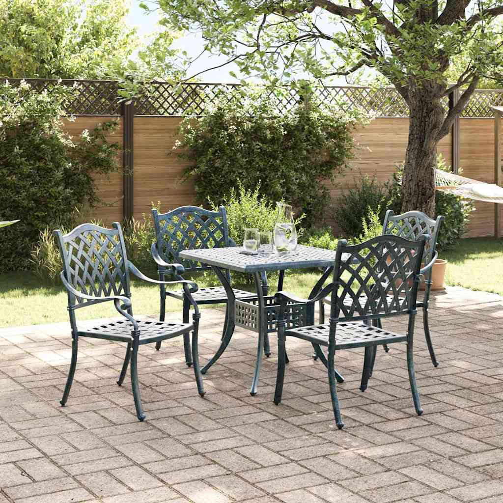 Tuinset 5 pcs Groen Gegoten aluminium is nu te koop bij PeponiXL, paradijselijk wonen!
