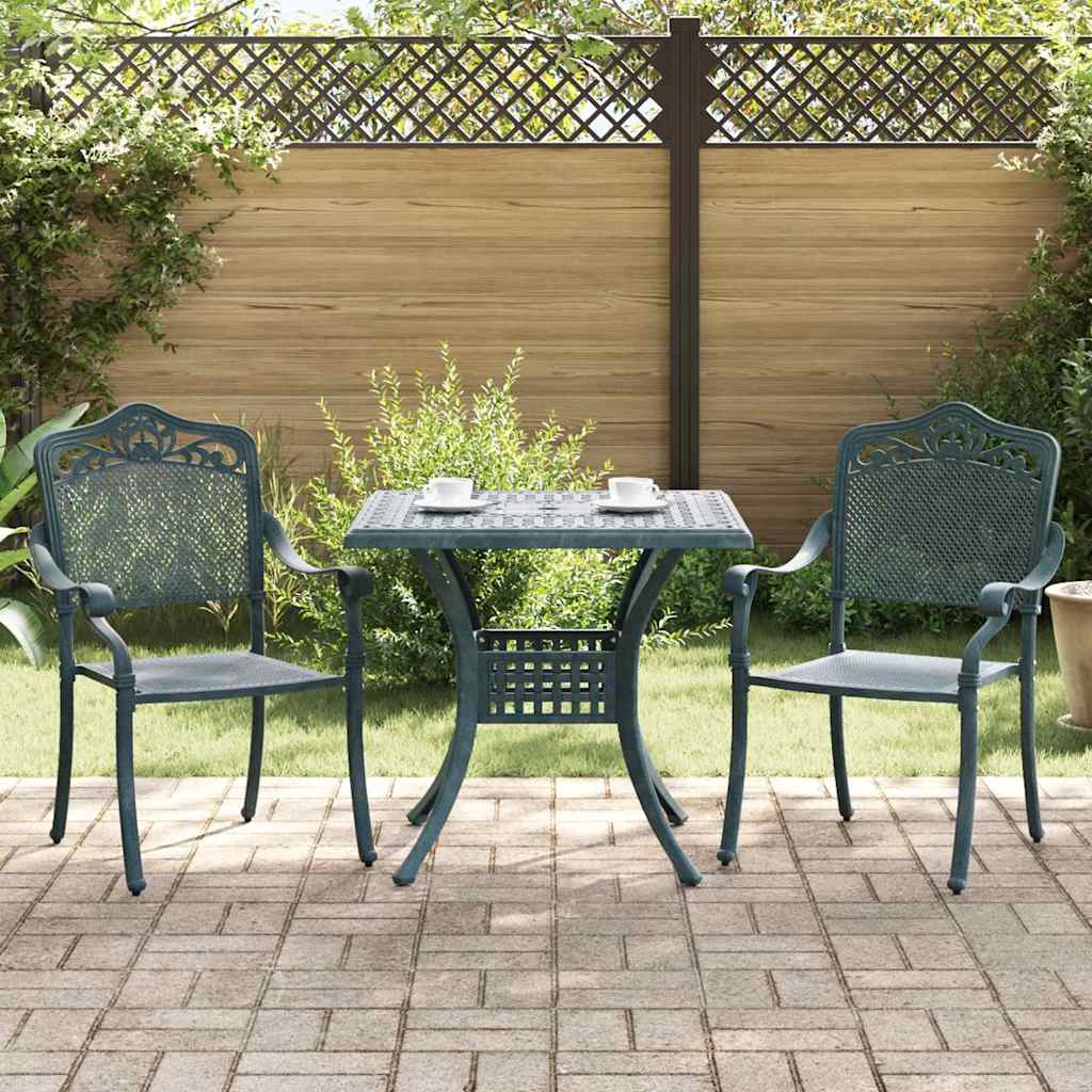 Tuinset 3 pcs Groen Gegoten aluminium is nu te koop bij PeponiXL, paradijselijk wonen!