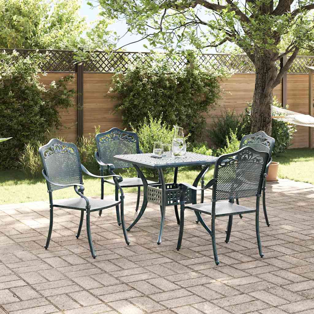 Tuinset 5 pcs Groen Gegoten aluminium is nu te koop bij PeponiXL, paradijselijk wonen!
