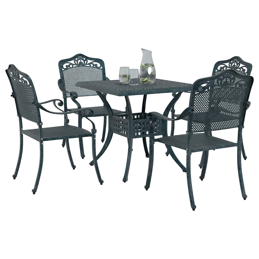 Tuinset 5 pcs Groen Gegoten aluminium is nu te koop bij PeponiXL, paradijselijk wonen!