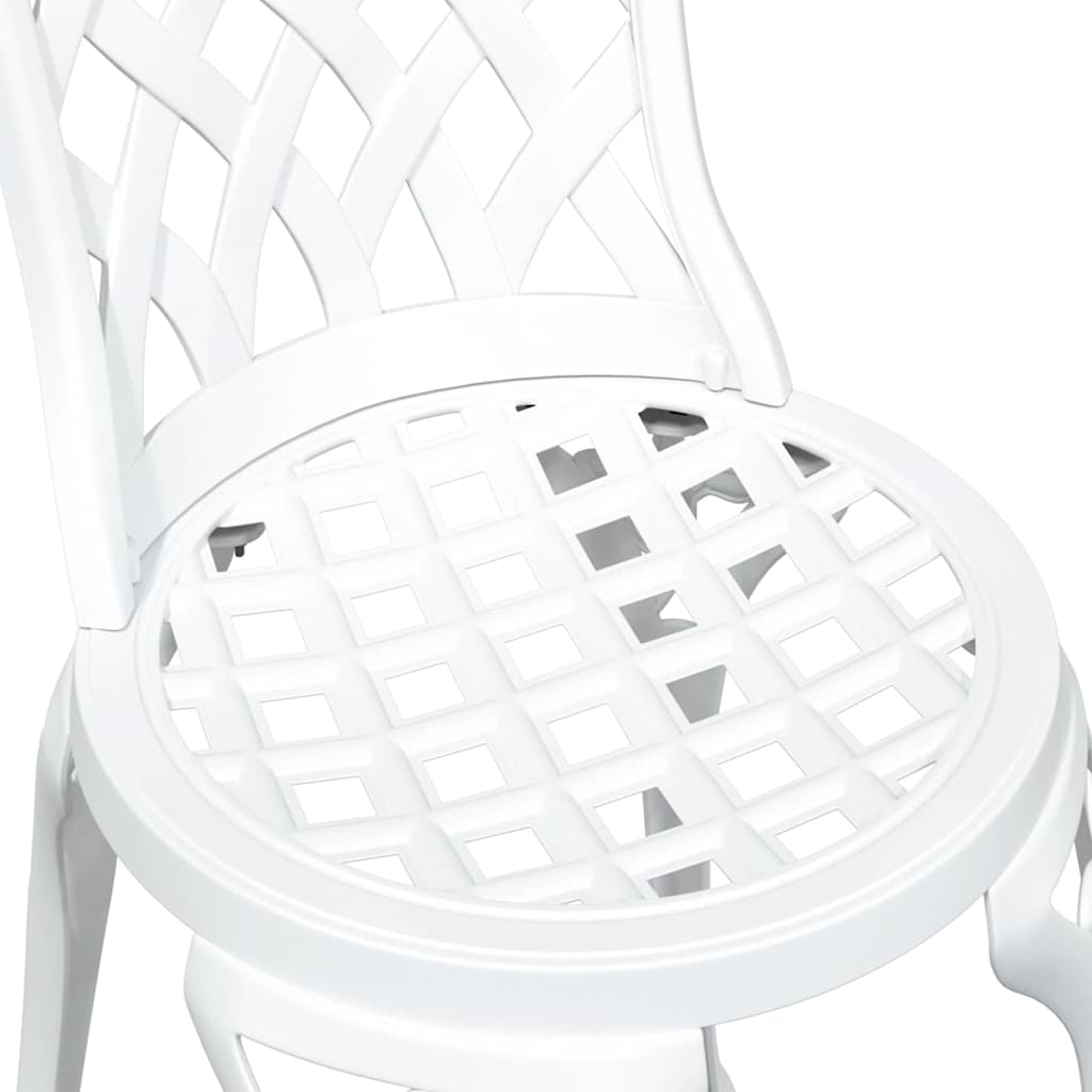 Tuinset 3 pcs Wit Gegoten aluminium is nu te koop bij PeponiXL, paradijselijk wonen!