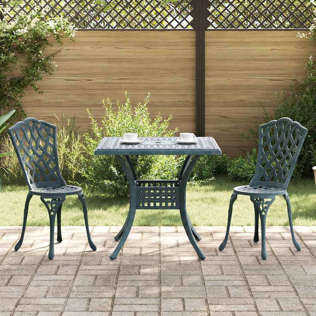 Tuinset 3 pcs Groen Gegoten aluminium is nu te koop bij PeponiXL, paradijselijk wonen!