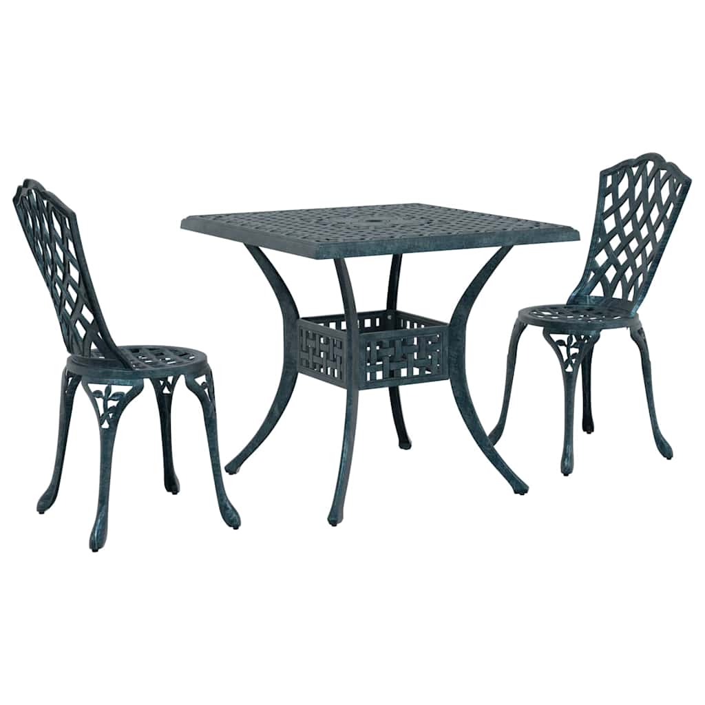 Tuinset 3 pcs Groen Gegoten aluminium is nu te koop bij PeponiXL, paradijselijk wonen!