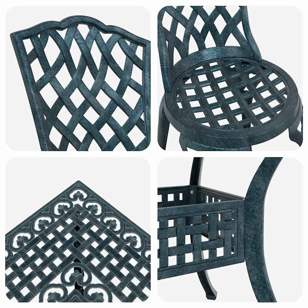Tuinset 5 pcs Groen Gegoten aluminium is nu te koop bij PeponiXL, paradijselijk wonen!