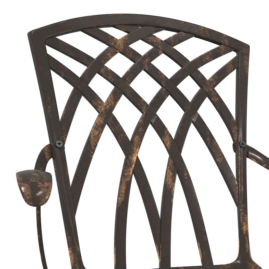 Tuinset 3 pcs Brons Gegoten aluminium is nu te koop bij PeponiXL, paradijselijk wonen!
