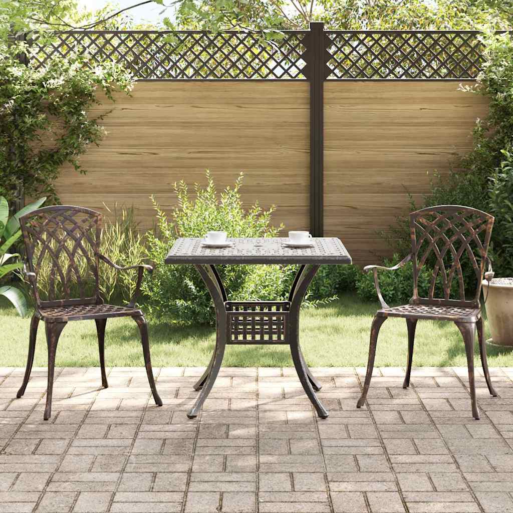 Tuinset 3 pcs Brons Gegoten aluminium is nu te koop bij PeponiXL, paradijselijk wonen!