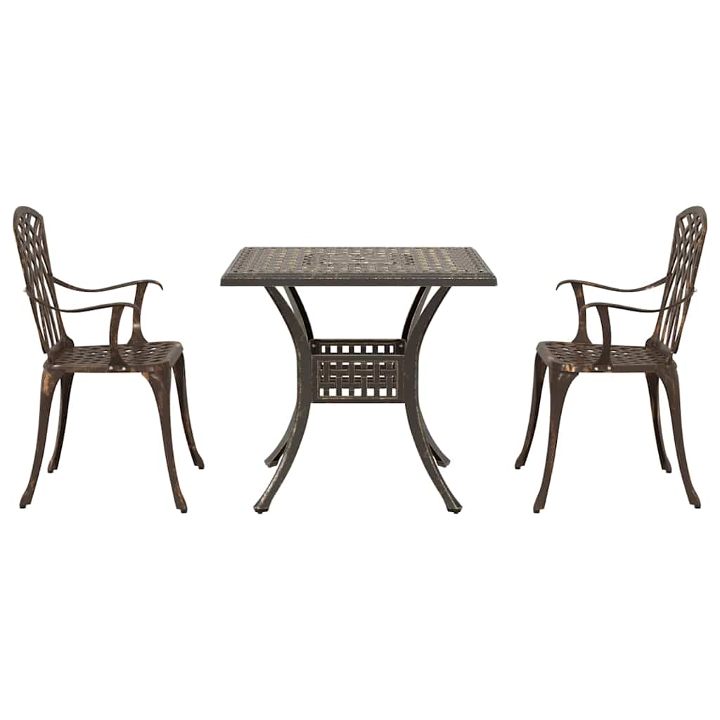 Tuinset 3 pcs Brons Gegoten aluminium is nu te koop bij PeponiXL, paradijselijk wonen!