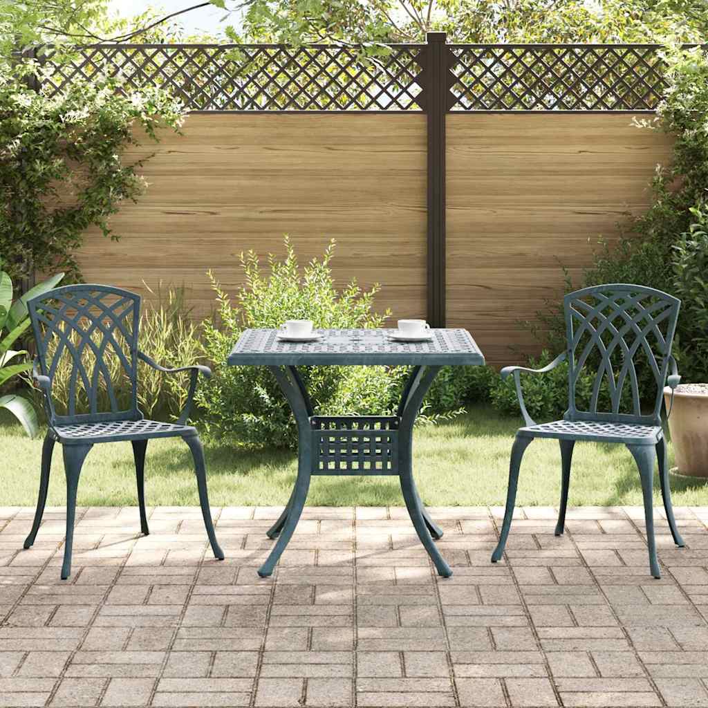 Tuinset 3 pcs Groen Gegoten aluminium is nu te koop bij PeponiXL, paradijselijk wonen!