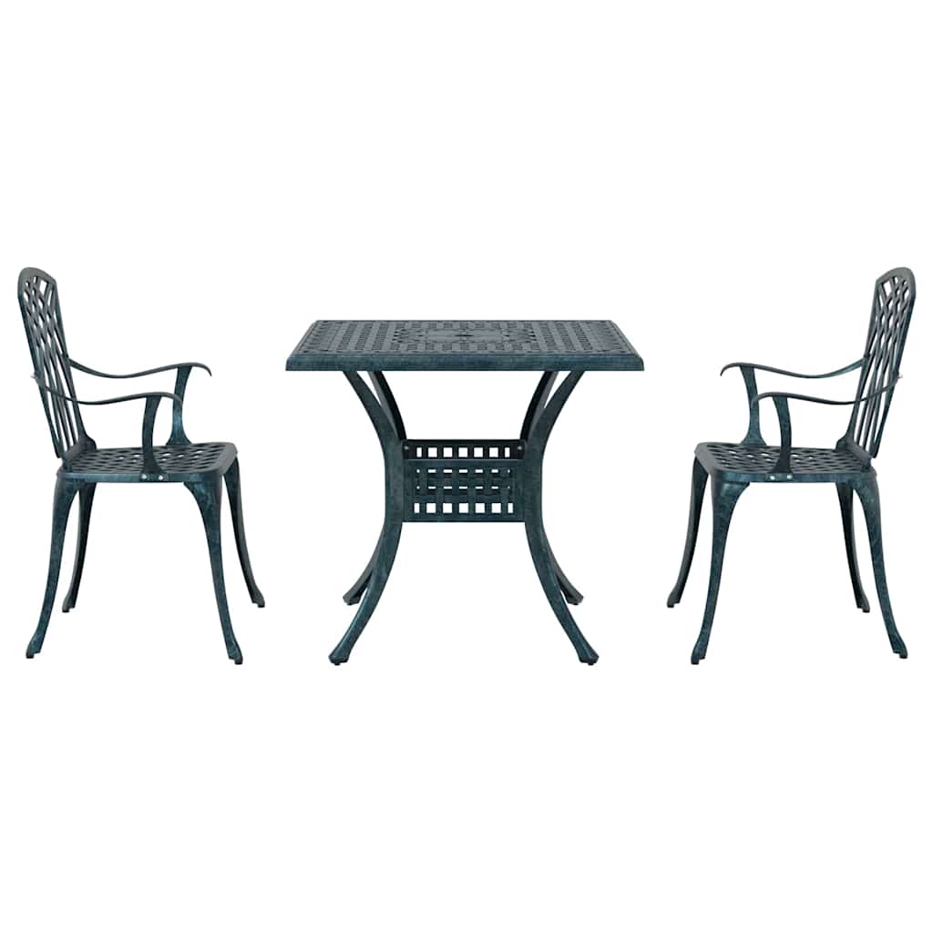 Tuinset 3 pcs Groen Gegoten aluminium is nu te koop bij PeponiXL, paradijselijk wonen!