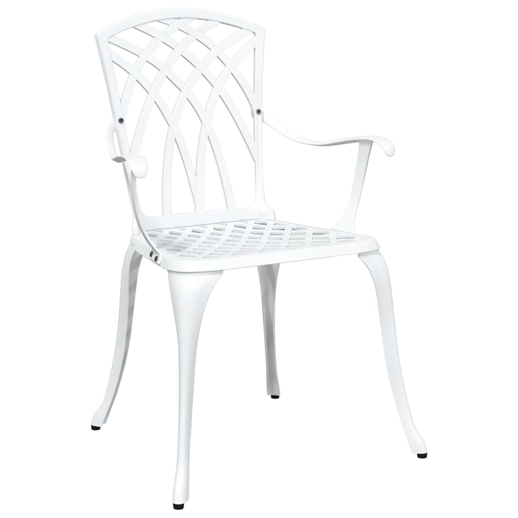Tuinset 5 pcs Wit Gegoten aluminium is nu te koop bij PeponiXL, paradijselijk wonen!