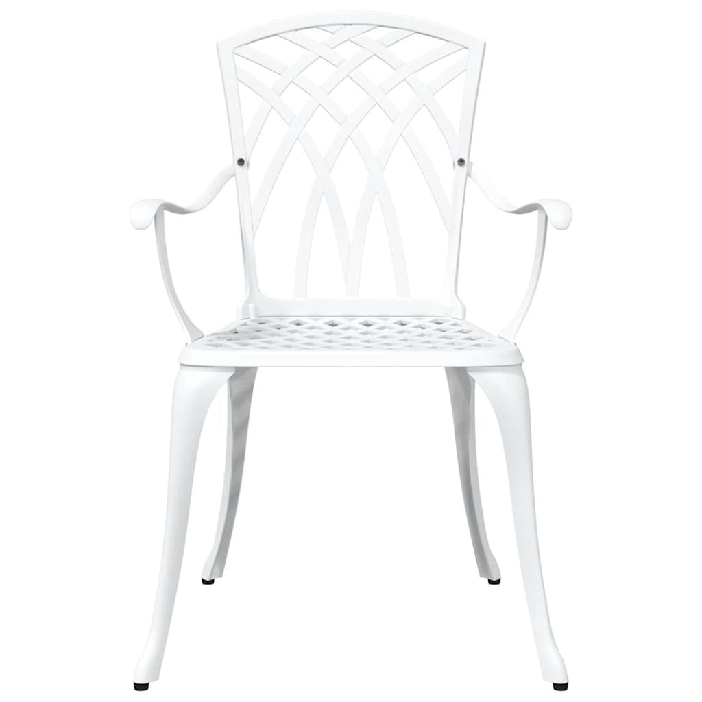 Tuinset 5 pcs Wit Gegoten aluminium is nu te koop bij PeponiXL, paradijselijk wonen!