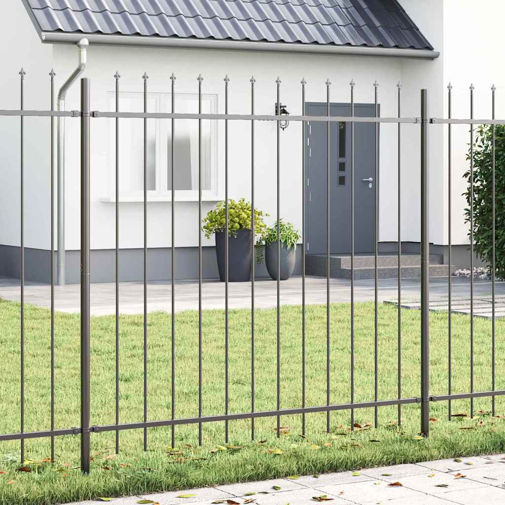 Tuinhek Woerden Grijs 1,7 x 1,5 m Poedercoating staal is nu te koop bij PeponiXL, paradijselijk wonen!