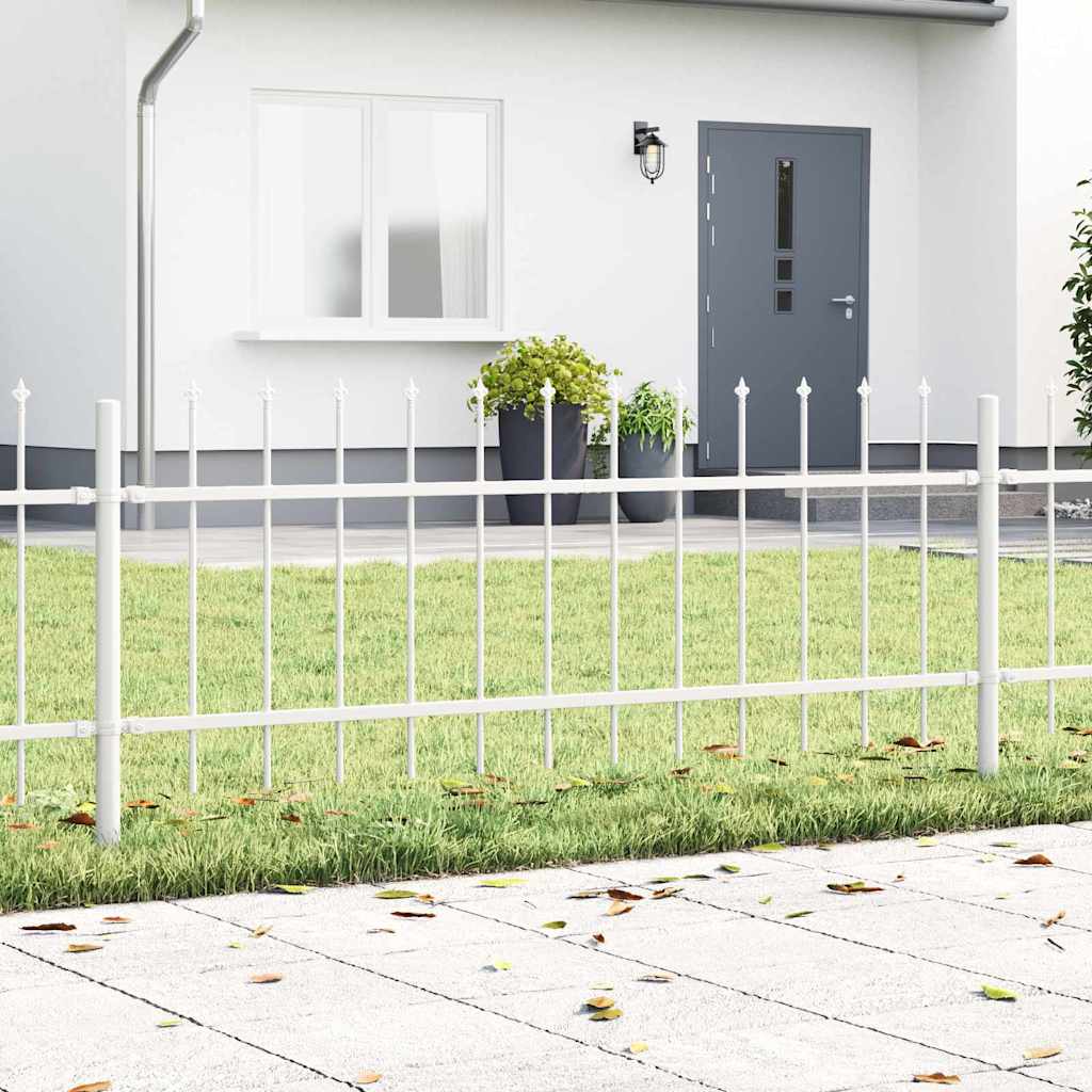 Tuinhek Woerden Wit 1,7 x 0,6 m Poedercoating staal is nu te koop bij PeponiXL, paradijselijk wonen!