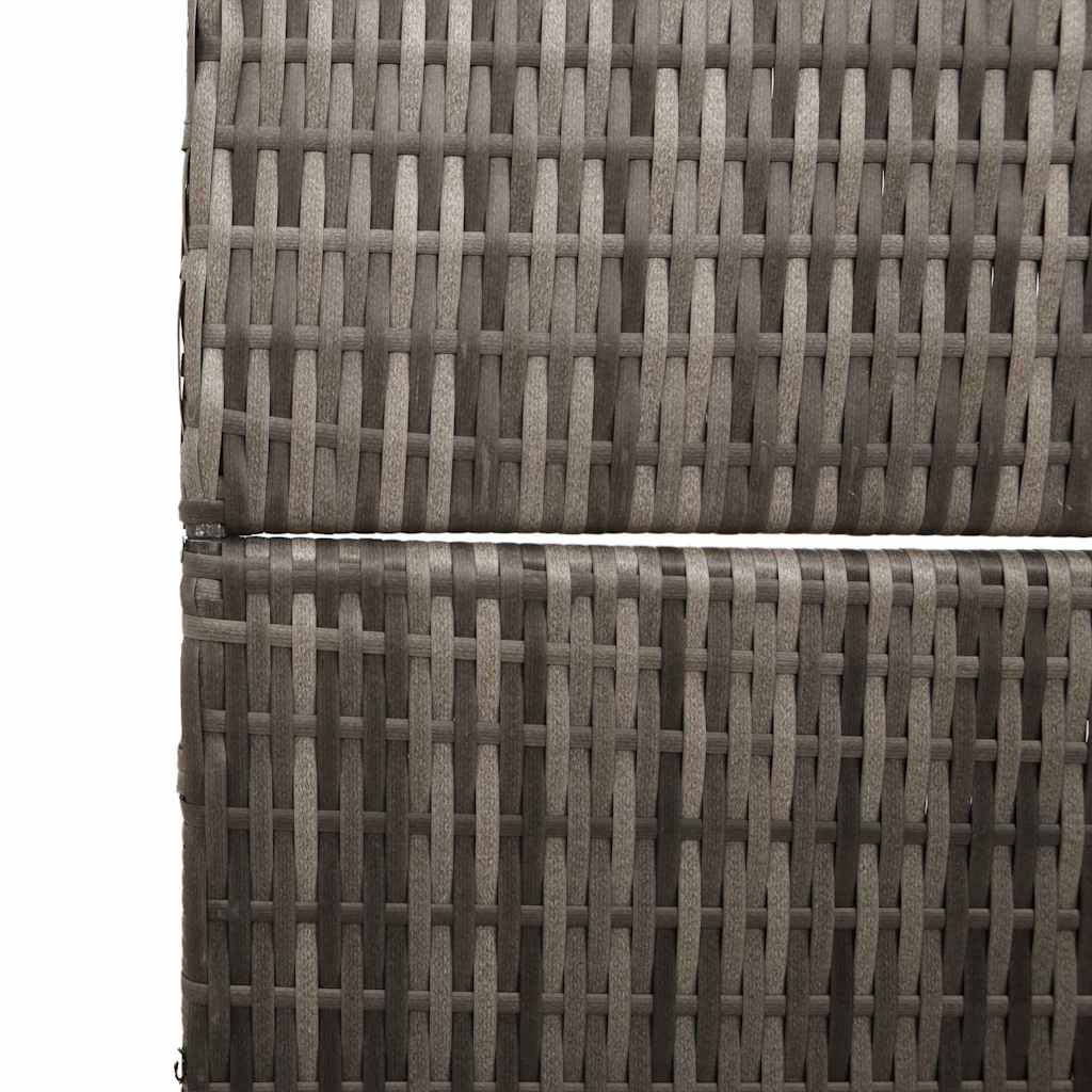 Kamerverdeler Grijs 146 x 180 cm poly rattan is nu te koop bij PeponiXL, paradijselijk wonen!