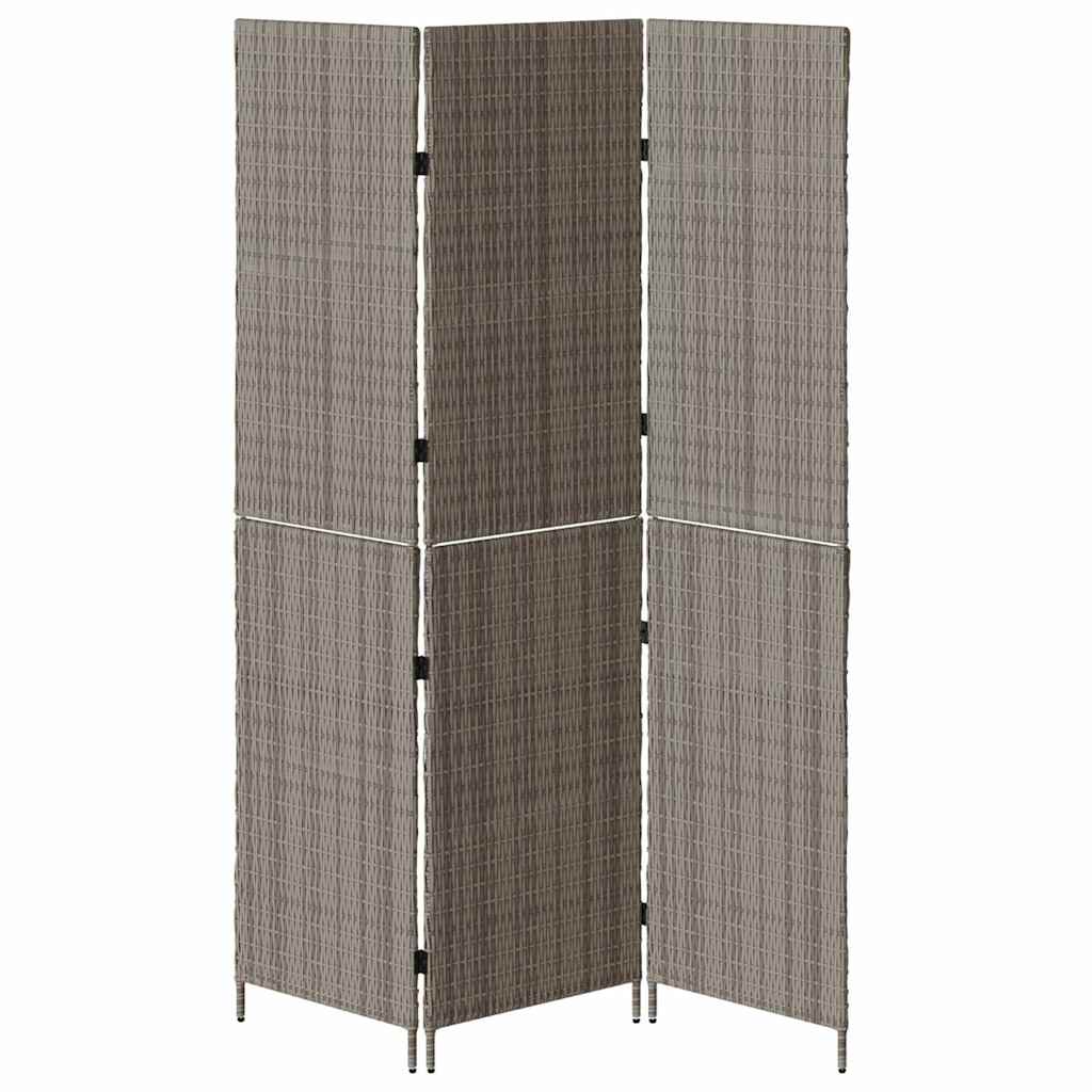 Kamerverdeler Grijs 146 x 180 cm poly rattan is nu te koop bij PeponiXL, paradijselijk wonen!