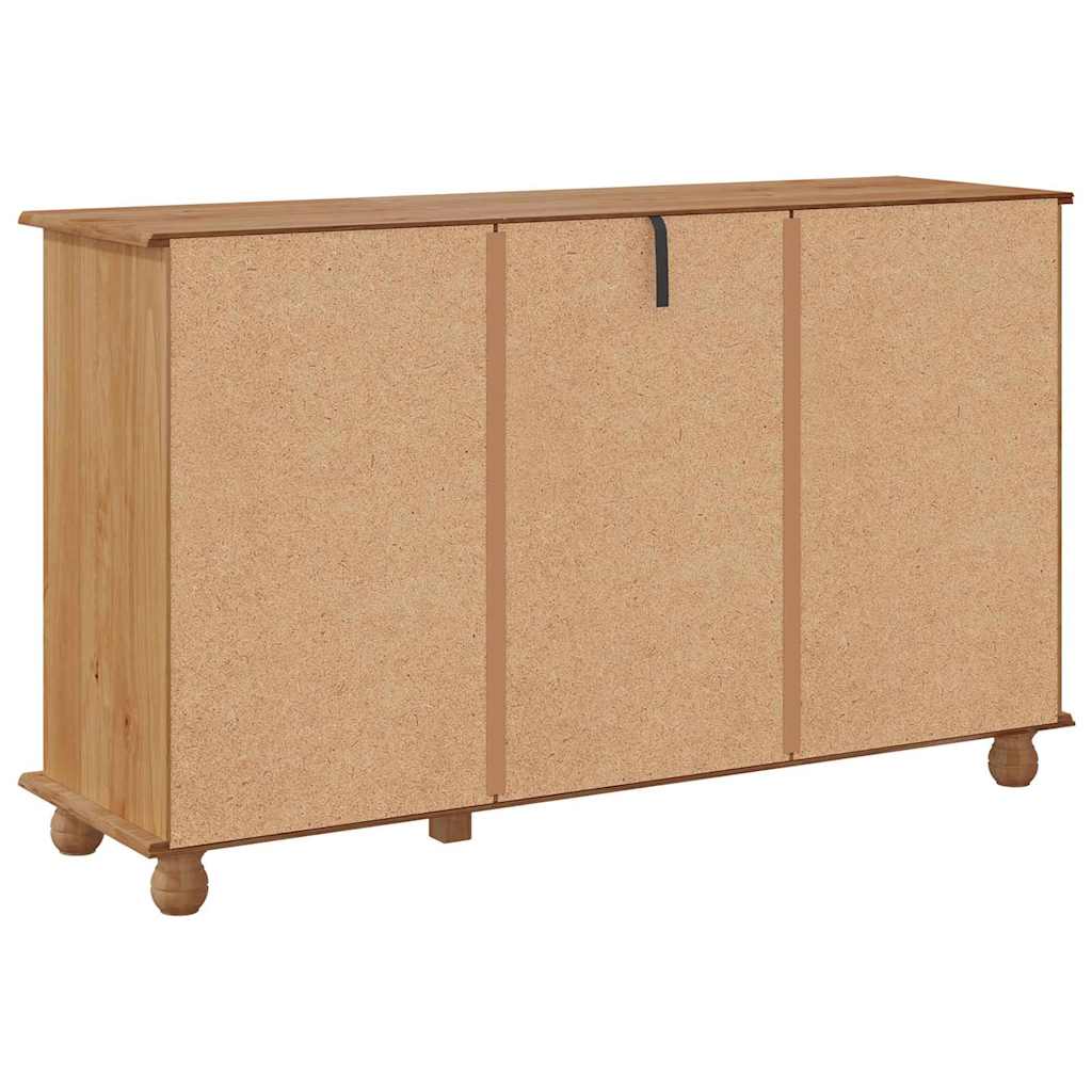 Dressoir met lade ASKIM 133,5 x 40 x 79 cm Massief grenenhout is nu te koop bij PeponiXL, paradijselijk wonen!