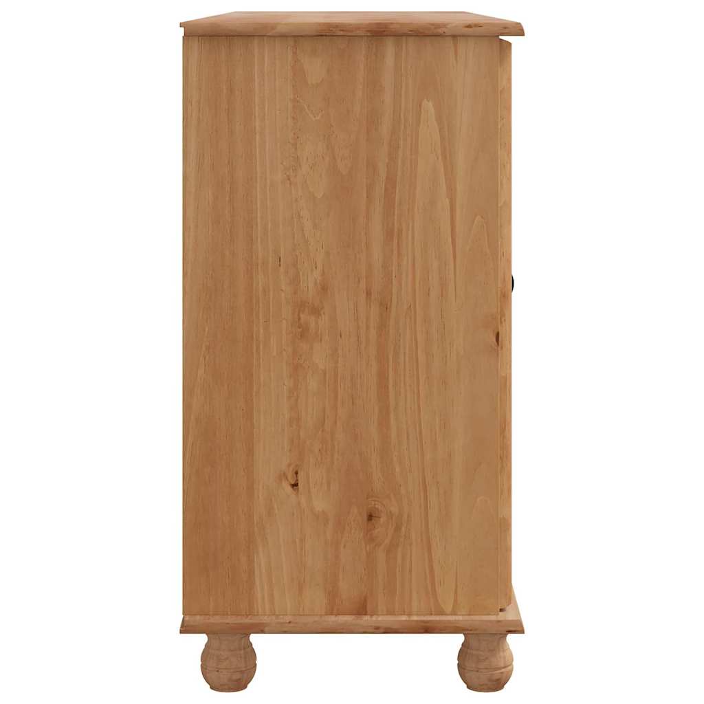 Dressoir met lade ASKIM 133,5 x 40 x 79 cm Massief grenenhout is nu te koop bij PeponiXL, paradijselijk wonen!