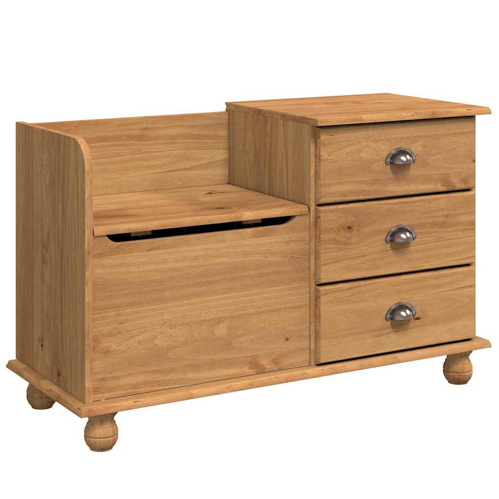 Opslagbank ASKIM Bruin 100 x 39 x 62 cm Massief grenenhout is nu te koop bij PeponiXL, paradijselijk wonen!