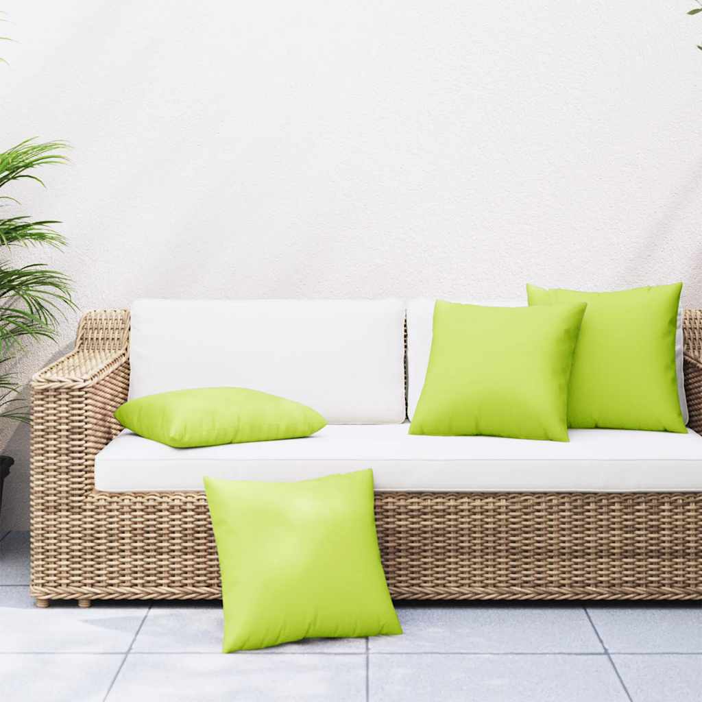 Bankkussens 4 stuks Felgroen 60x60 cm Stof is nu te koop bij PeponiXL, paradijselijk wonen!