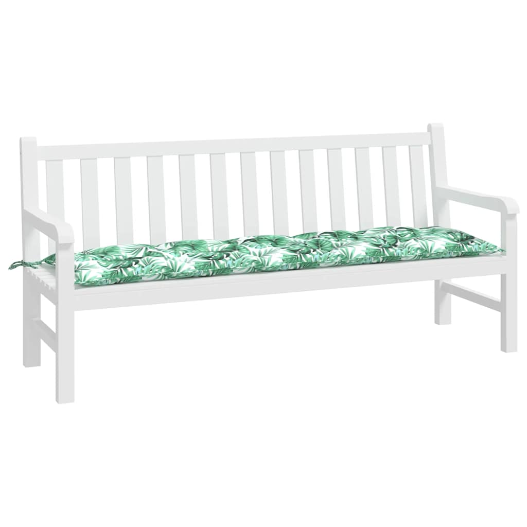 Tuinbankkussen 180x50x7 cm oxford stof bladpatroon is nu te koop bij PeponiXL, paradijselijk wonen!