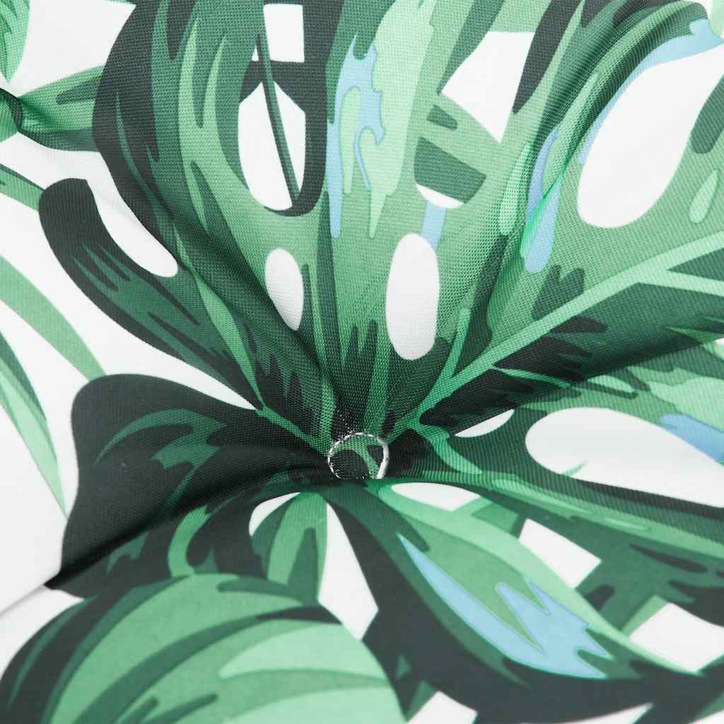 Tuinbankkussen met bladpatroon, 200x50x7 cm, Oxfordstof is nu te koop bij PeponiXL, paradijselijk wonen!