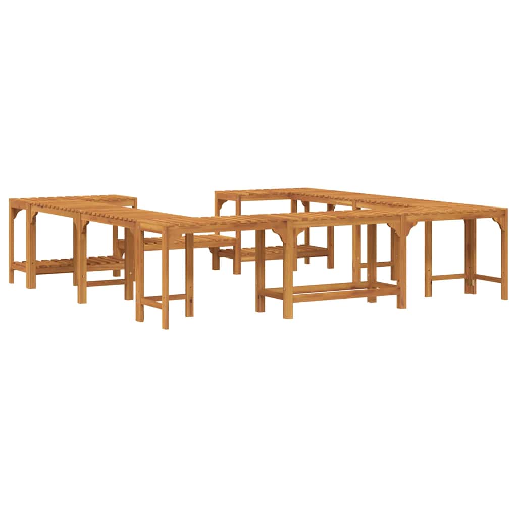 Hot Tub Omgeving Bruin 230 x 230 cm Massief Acaciahout is nu te koop bij PeponiXL, paradijselijk wonen!