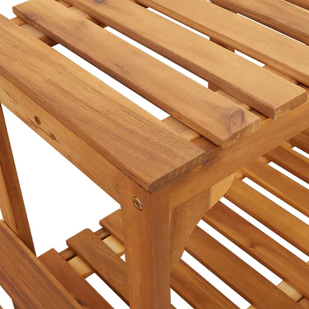 Hot Tub Omgeving Bruin 255 x 255 x 55,5 cm Massief Acaciahout is nu te koop bij PeponiXL, paradijselijk wonen!