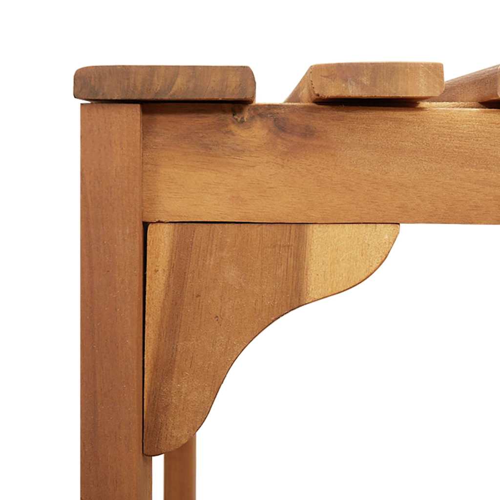 Hot Tub Omgeving Bruin 255 x 255 x 55,5 cm Massief Acaciahout is nu te koop bij PeponiXL, paradijselijk wonen!