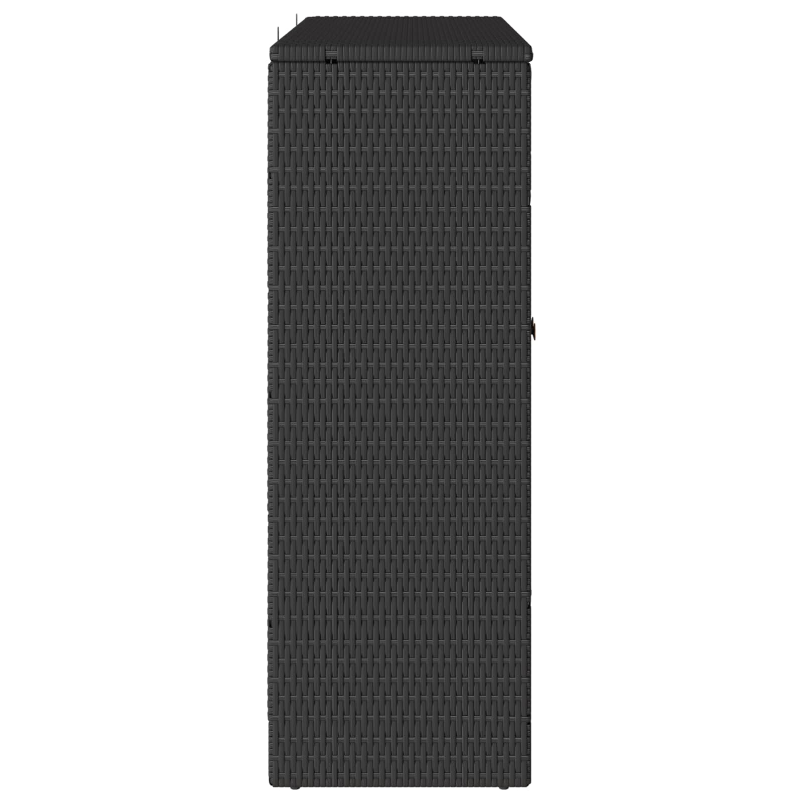 Opbergkast met plank met opslag Zwart 100 x 36 x 102 cm Rattan is nu te koop bij PeponiXL, paradijselijk wonen!