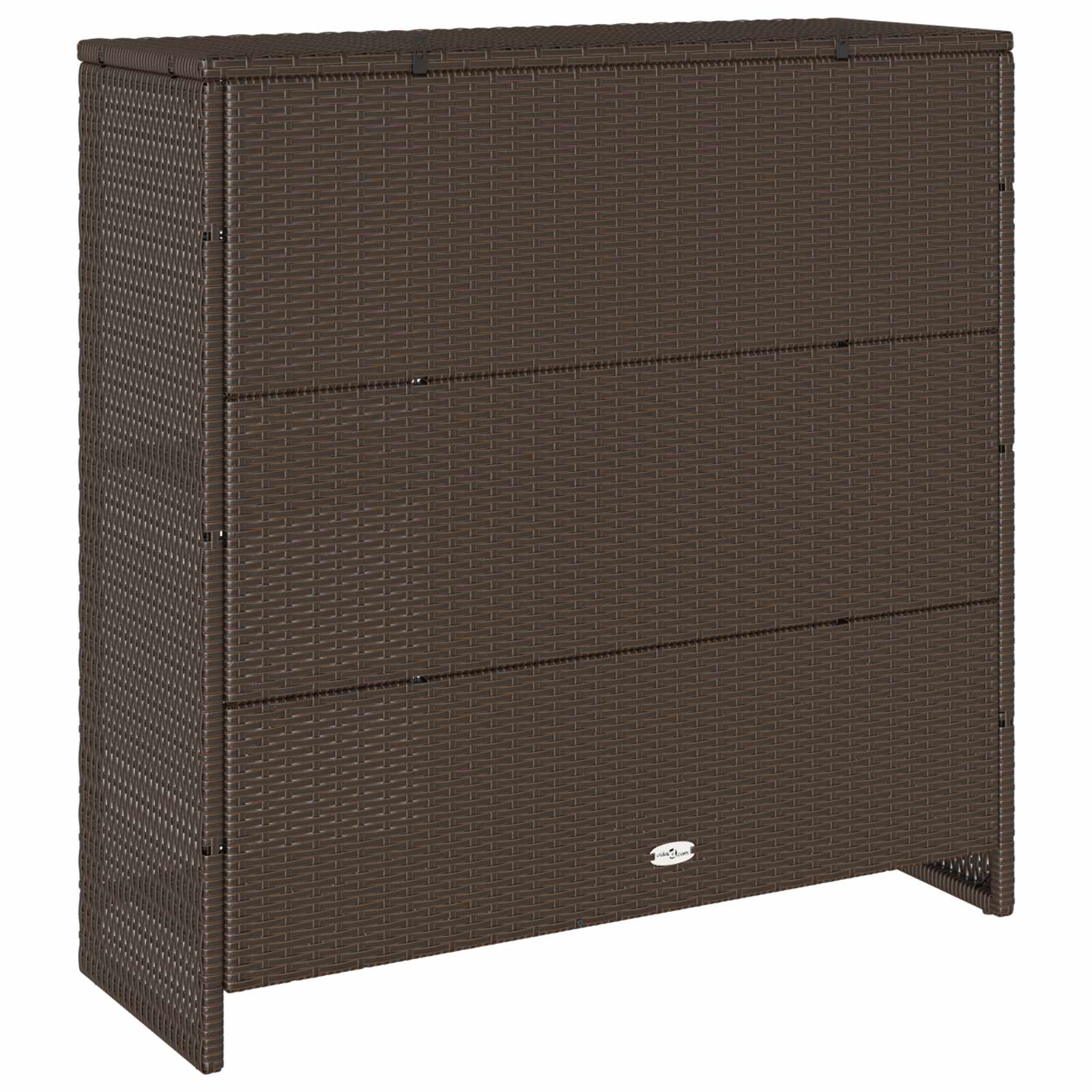 Opbergkast met plank met opslag Bruin 100 x 36 x 102 cm Rattan is nu te koop bij PeponiXL, paradijselijk wonen!