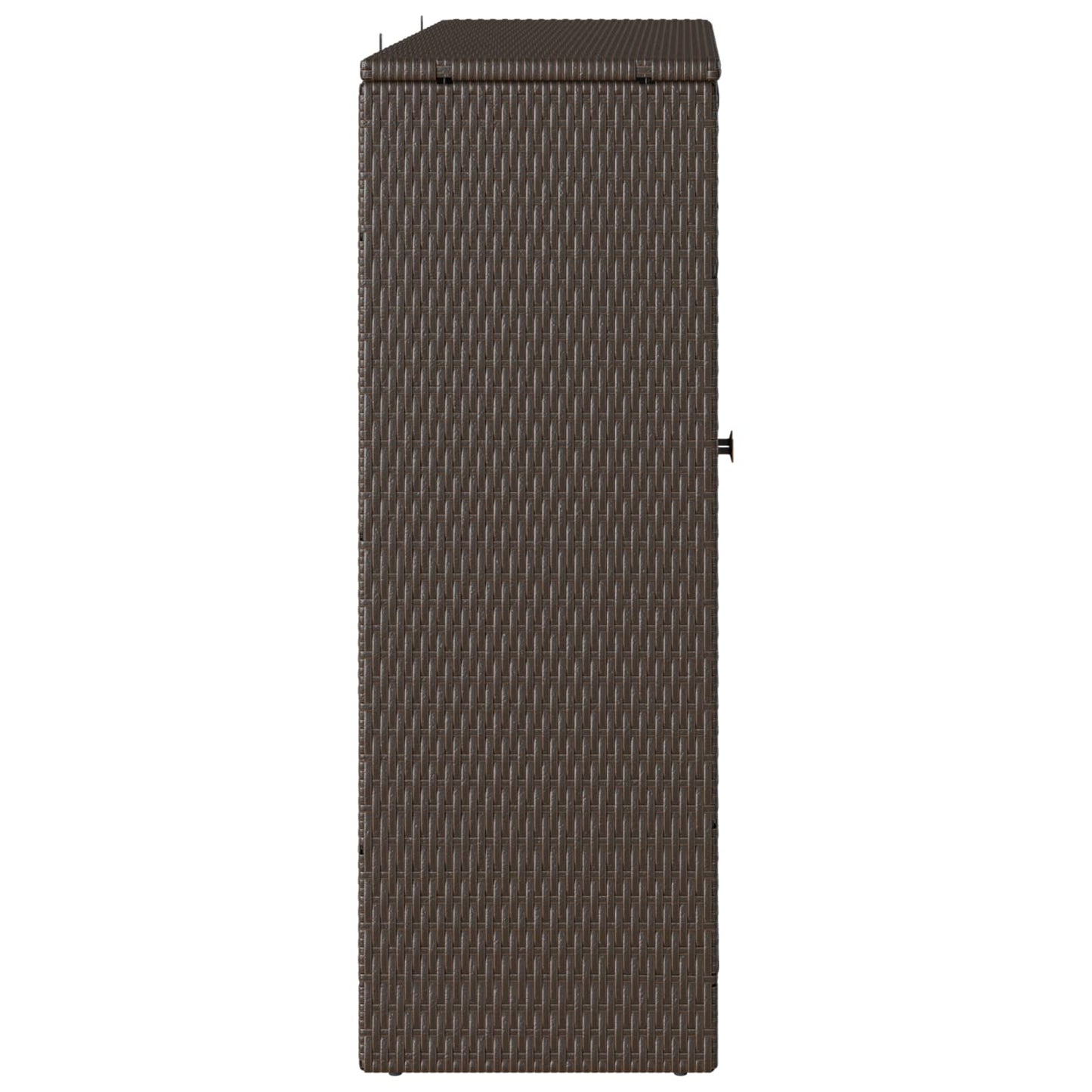 Opbergkast met plank met opslag Bruin 100 x 36 x 102 cm Rattan is nu te koop bij PeponiXL, paradijselijk wonen!