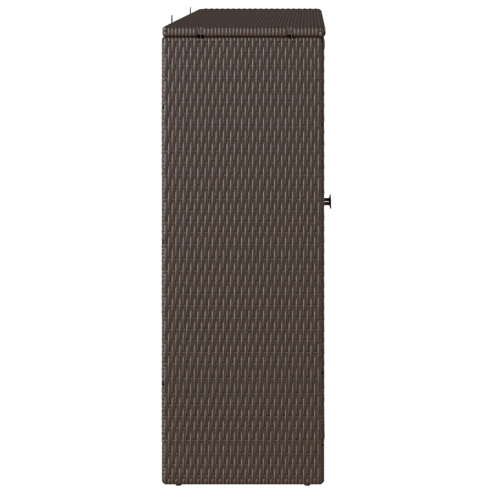 Opbergkast met plank met opslag Bruin 100 x 36 x 102 cm Rattan is nu te koop bij PeponiXL, paradijselijk wonen!
