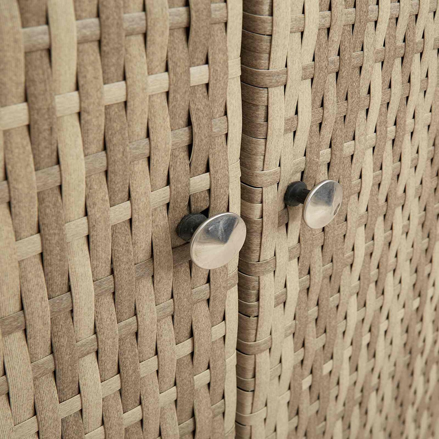 Opbergkast met plank met opslag Beige 100 x 36 x 102 cm Rattan is nu te koop bij PeponiXL, paradijselijk wonen!