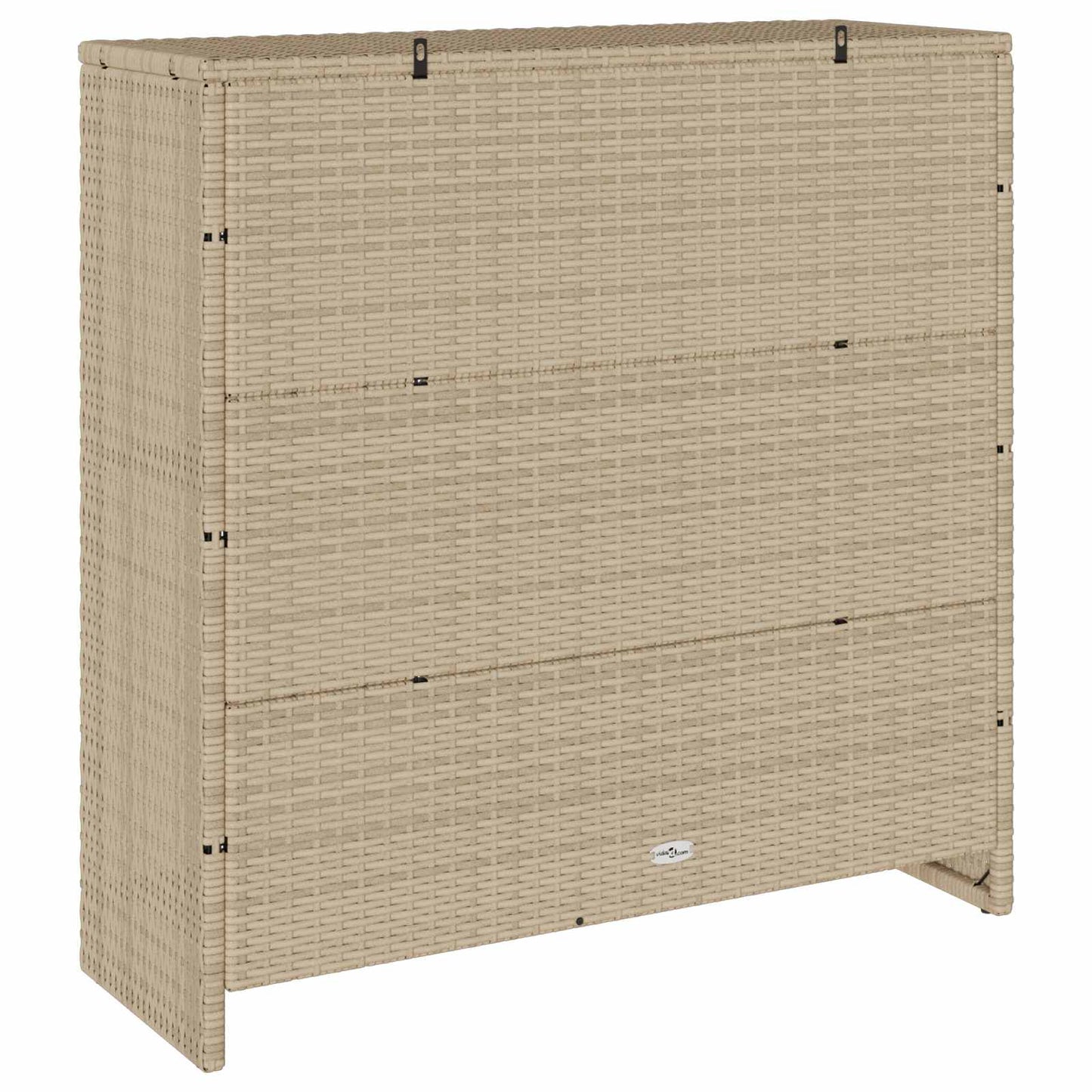 Opbergkast met plank met opslag Beige 100 x 36 x 102 cm Rattan is nu te koop bij PeponiXL, paradijselijk wonen!