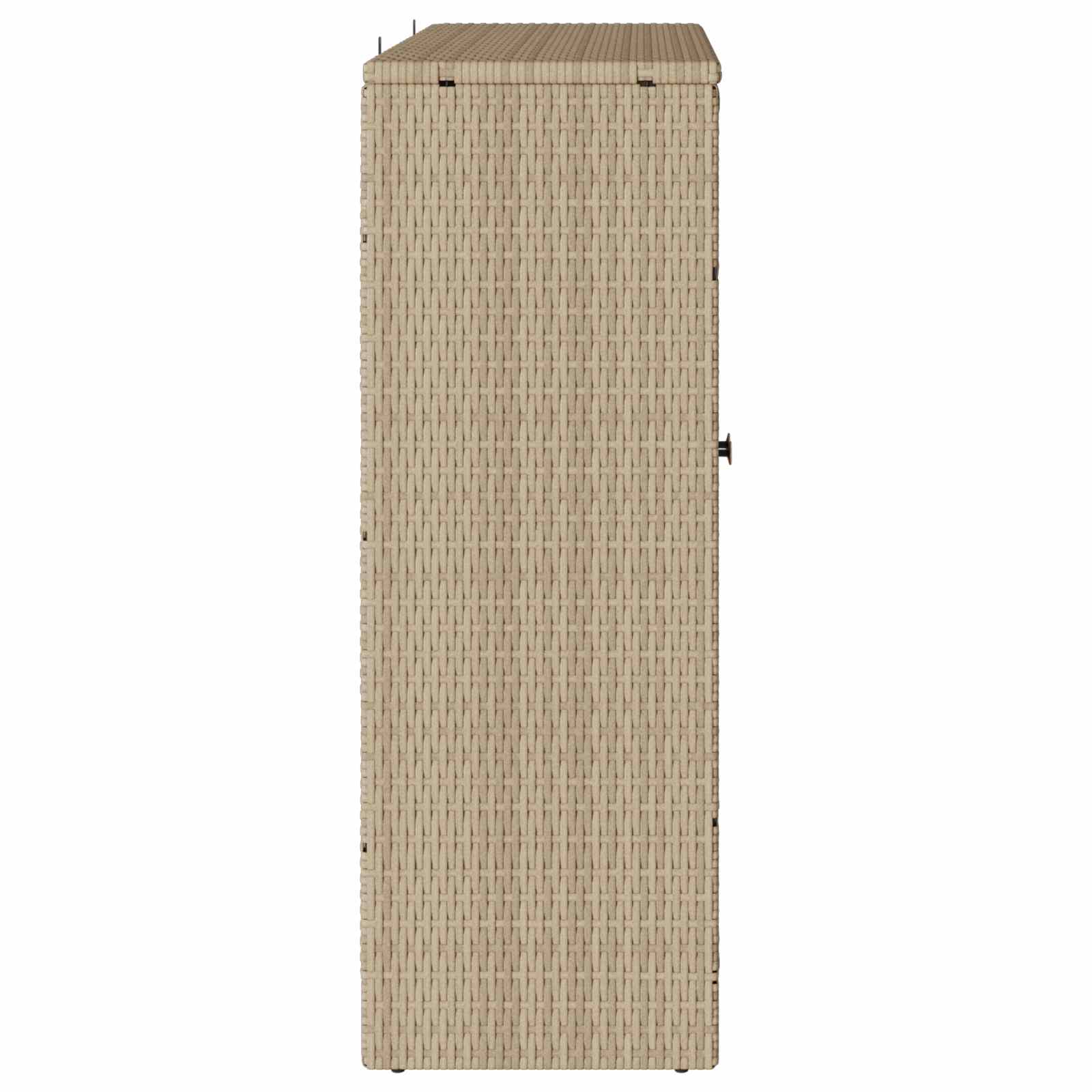 Opbergkast met plank met opslag Beige 100 x 36 x 102 cm Rattan is nu te koop bij PeponiXL, paradijselijk wonen!