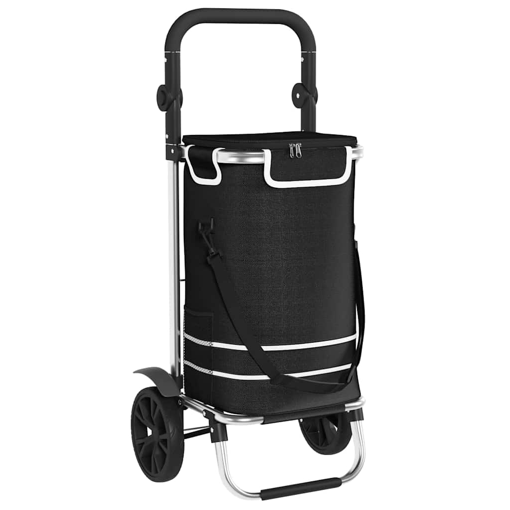 Winkel trolley Zwart 36,5 x 46,5 x 100,5 cm Oxford stof is nu te koop bij PeponiXL, paradijselijk wonen!